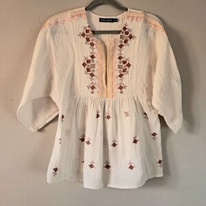 Antik Batik Embroidered Top XS